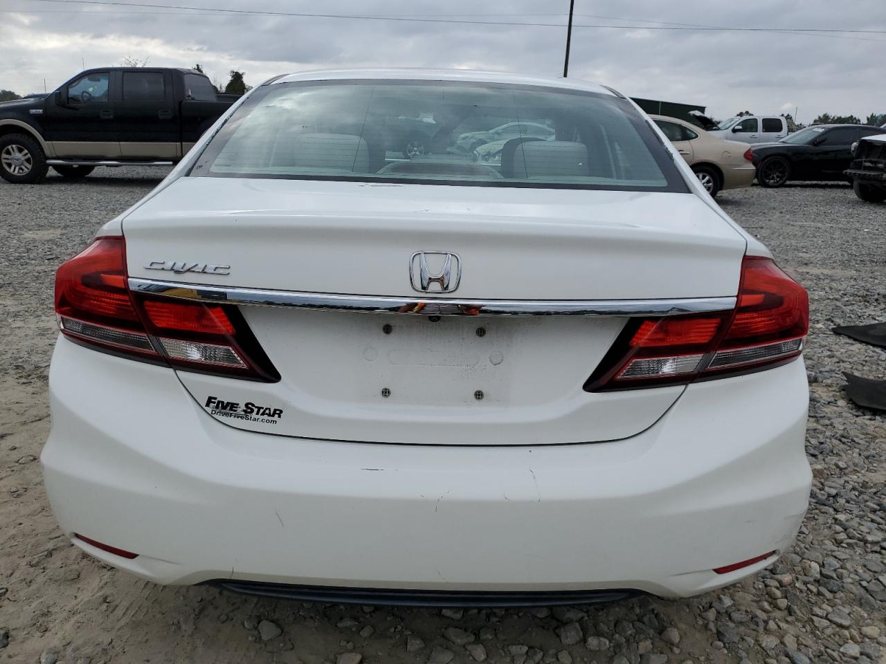 2015 Honda Civic VIN 19XFB2F57FE004534 Copart auction photo, front end damage thumbnail 6