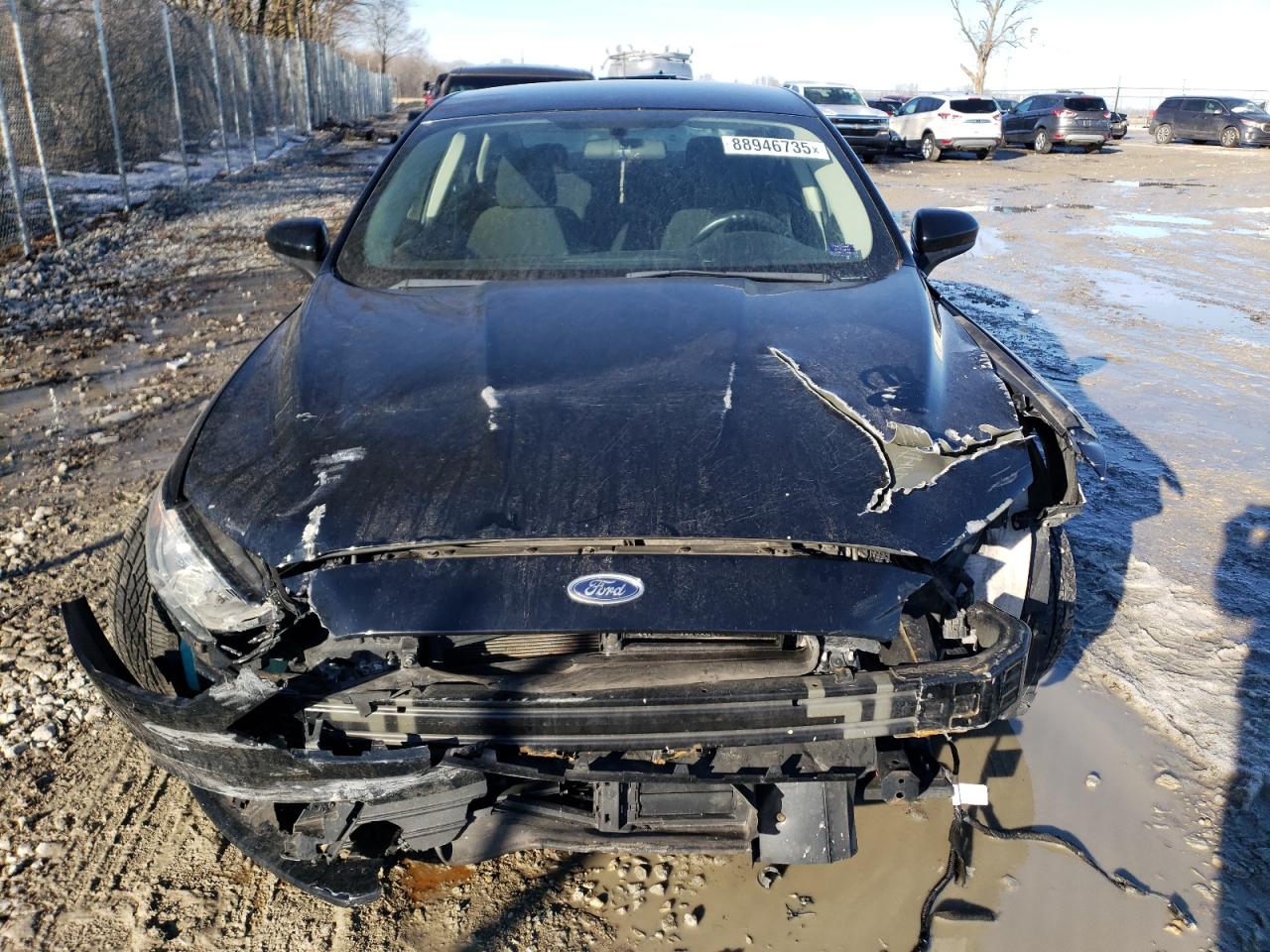 2018 Ford Fusion VIN 3FA6P0HD2JR223466 Copart auction photo, front end / minor dent/scratches damage thumbnail 5