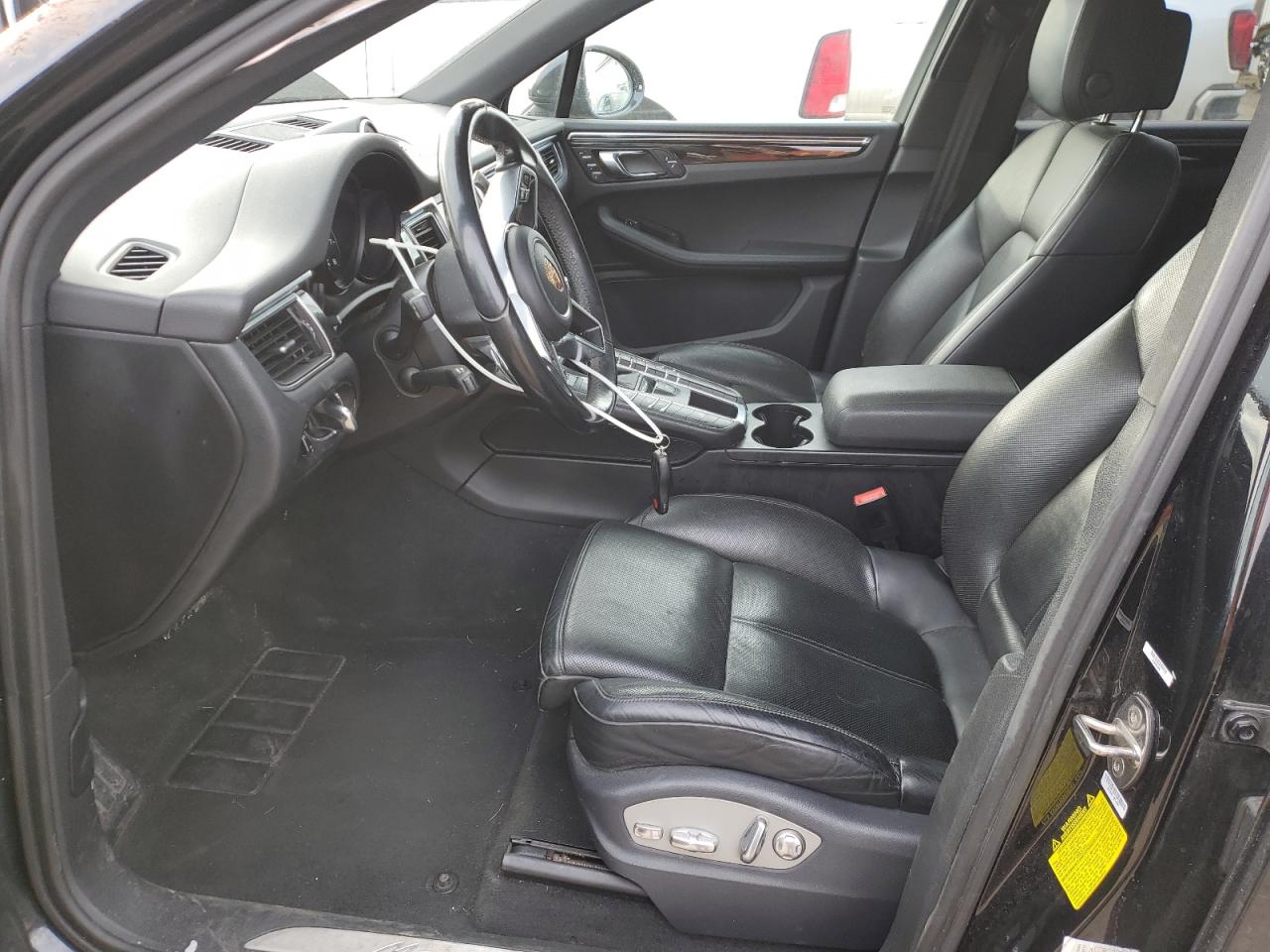 2015 Porsche Macan VIN WP1AB2A5XFLB64091 Copart auction photo, front end / side damage thumbnail 7