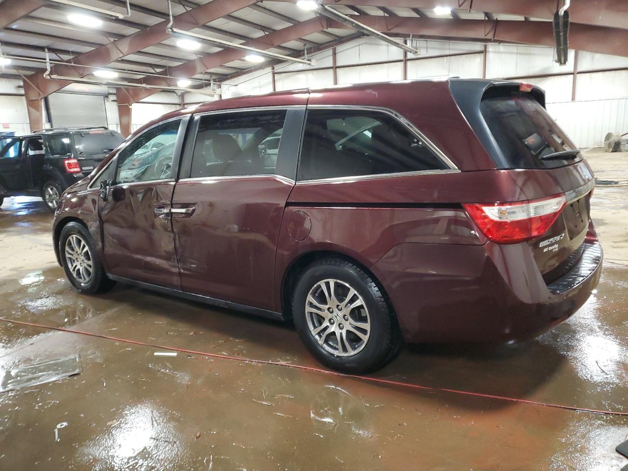 2012 Honda Odyssey VIN 5FNRL5H68CB084613 Copart auction photo, side damage thumbnail 2
