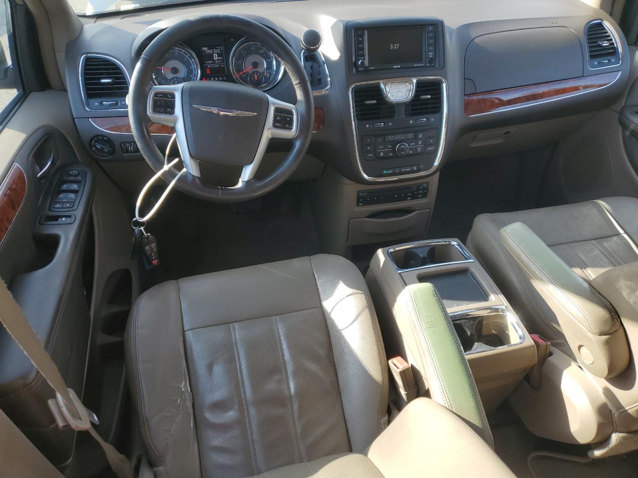 2012 Chrysler Town & Country VIN 2C4RC1CG1CR383020 Copart auction photo, front end damage thumbnail 8