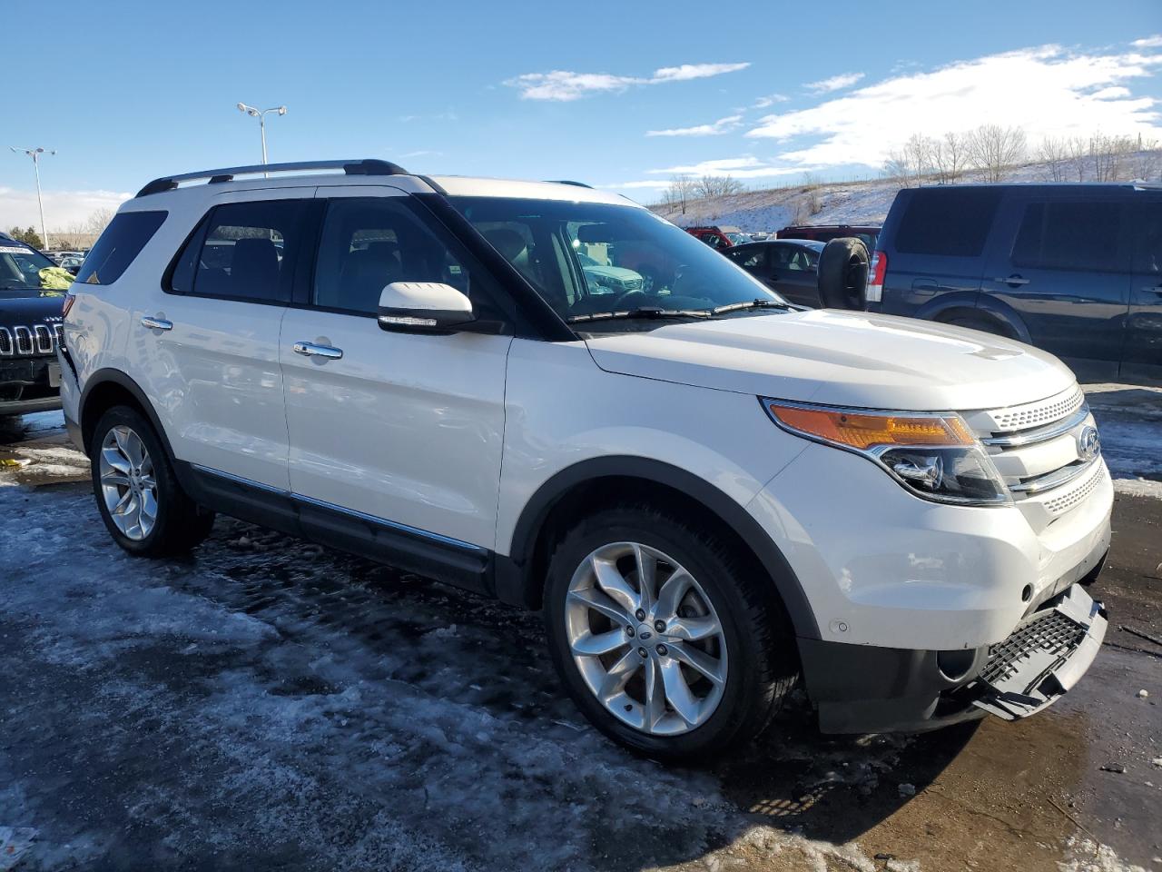2015 Ford Explorer VIN 1FM5K8F87FGC50021 Copart auction photo, rear end / front end damage thumbnail 4