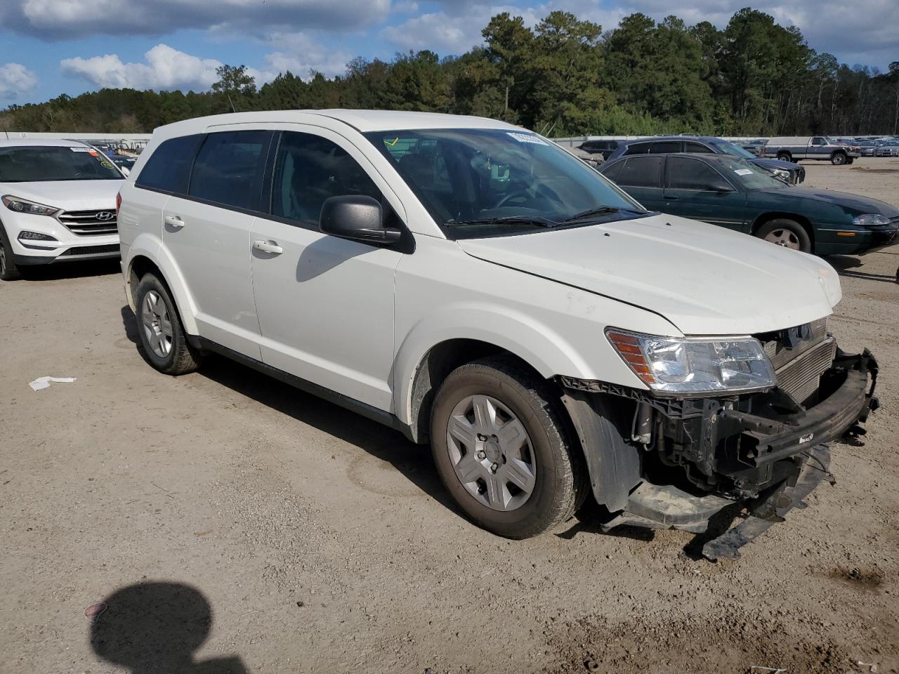 2012 Dodge Journey VIN 3C4PDCAB7CT353220 Copart auction photo, all over damage thumbnail 4