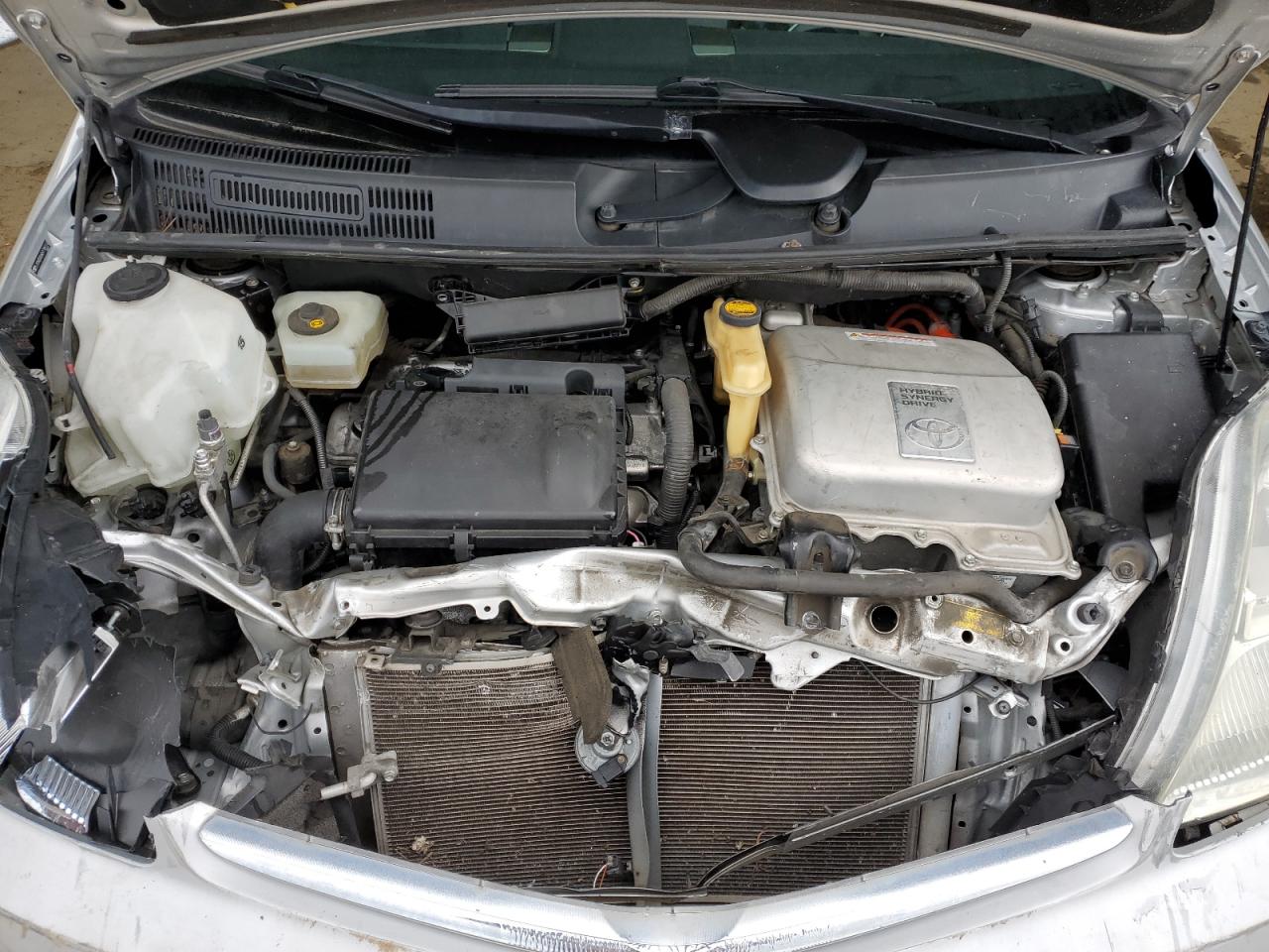 2008 Toyota Prius VIN JTDKB20U687796113 Copart auction photo, front end damage thumbnail 11
