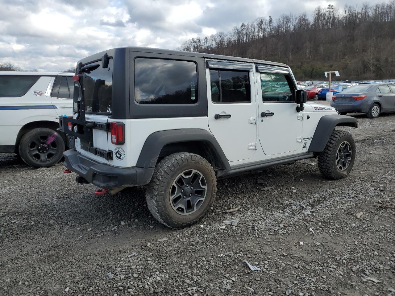 2017 Jeep Wrangler VIN 1C4BJWFG6HL543568 Copart auction photo, front end damage thumbnail 3