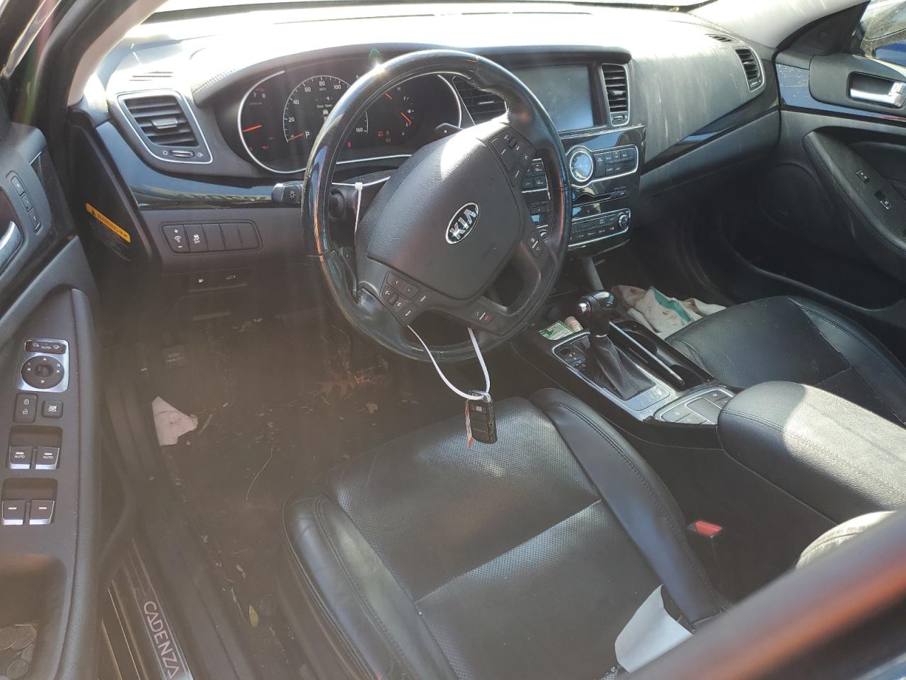 2014 KIA Cadenza VIN KNALN4D78E5142424 Copart auction photo, front end / top/roof damage thumbnail 8