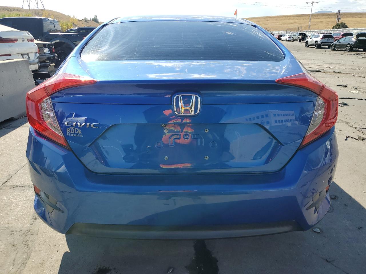 2017 Honda Civic VIN 2HGFC2F58HH513182 Copart auction photo, hail / side damage thumbnail 6