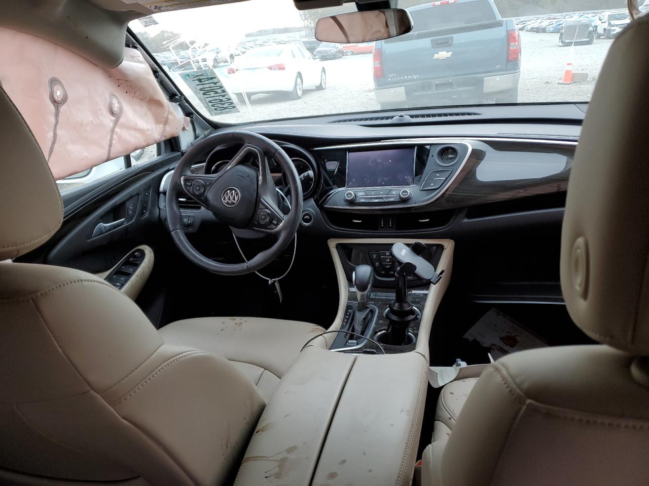 2020 Buick Envision VIN LRBFXCSA5LD229525 Copart auction photo, side damage thumbnail 8