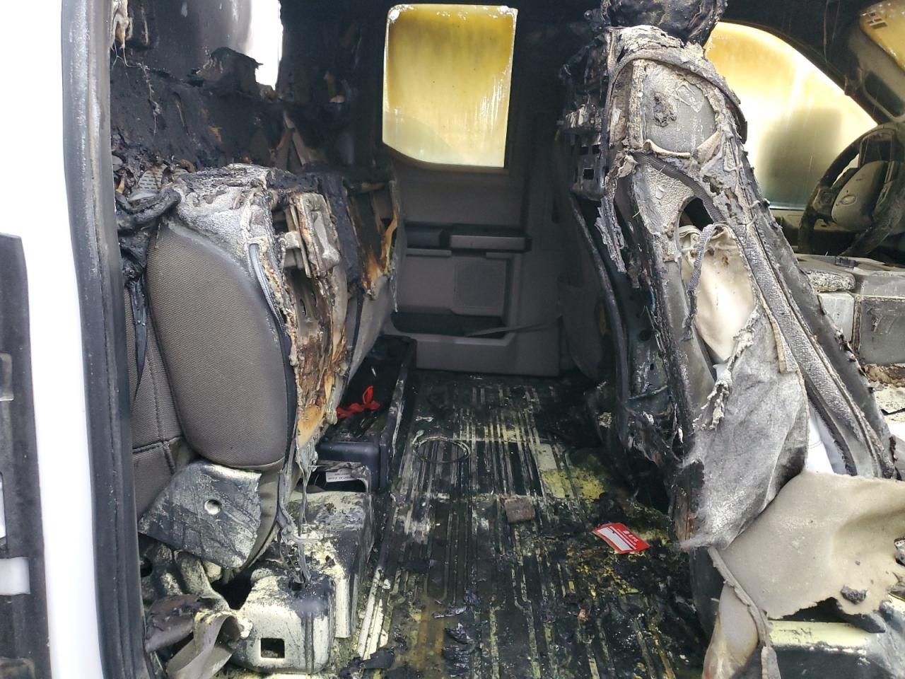 2017 Ford F250 VIN 1FT7X2BT5HED18286 Copart auction photo, burn damage thumbnail 10
