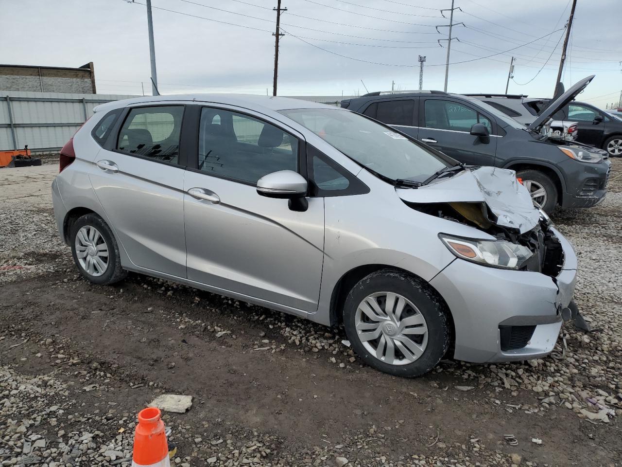 2016 Honda Fit VIN JHMGK5H52GX025214 Copart auction photo, front end damage thumbnail 4