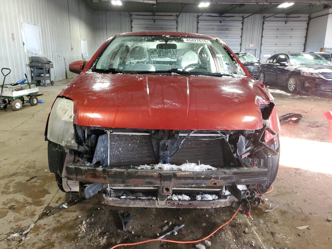 2010 Nissan Sentra VIN 3N1AB6AP9AL713080 Copart auction photo, front end damage thumbnail 5
