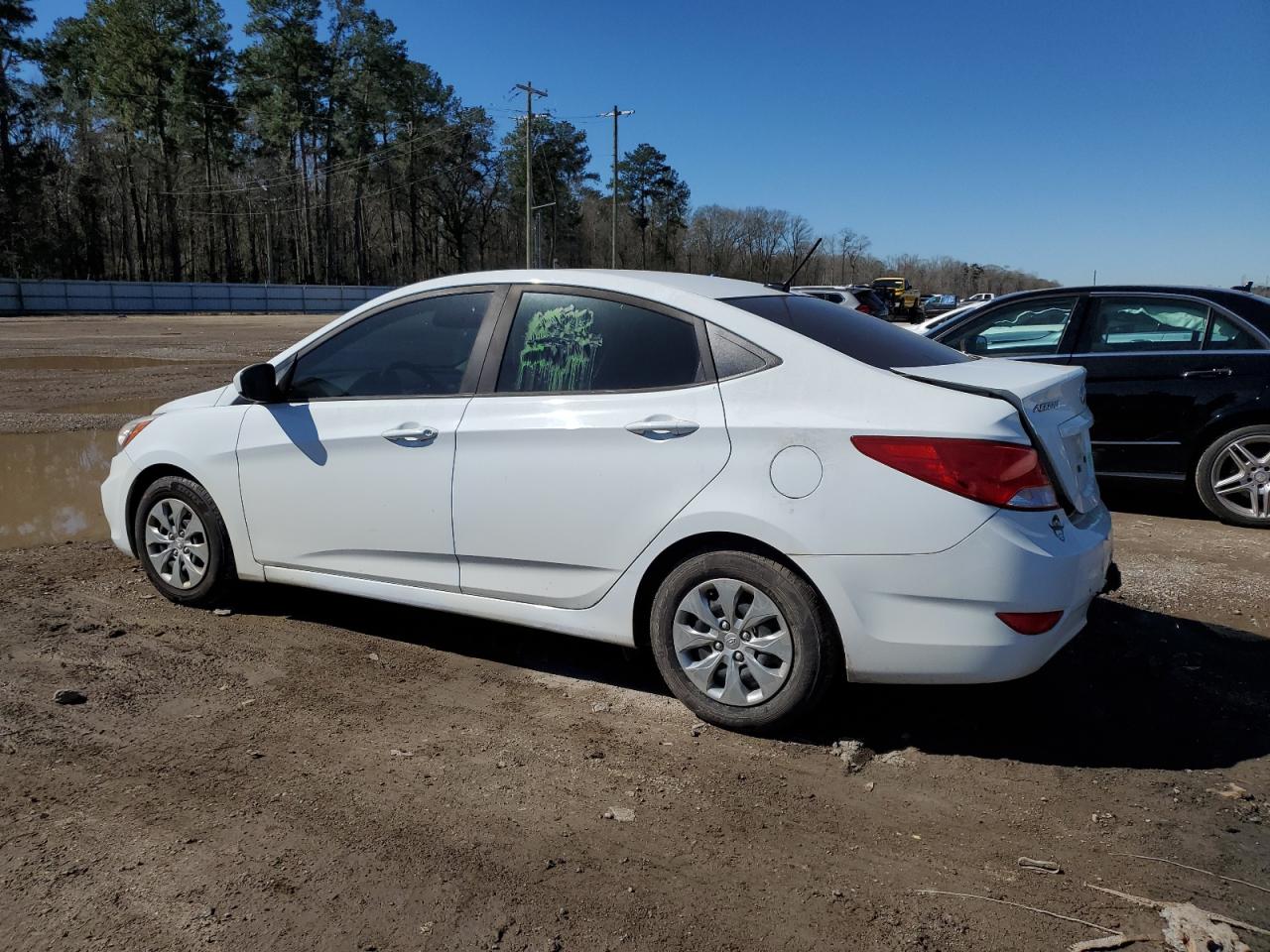 2017 Hyundai Accent VIN KMHCT4AE6HU342932 Copart auction photo, rear end damage thumbnail 2