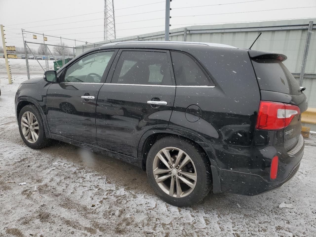 2014 KIA Sorento VIN 5XYKW4A70EG438710 Copart auction photo, front end / side damage thumbnail 2