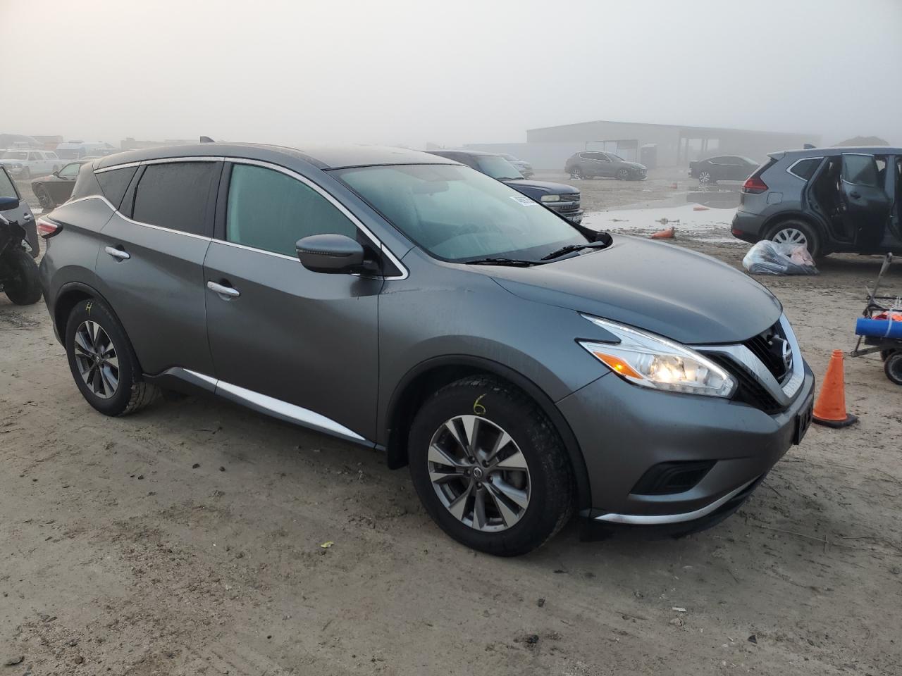 2017 Nissan Murano VIN 5N1AZ2MG2HN163420 Copart auction photo, front end / side damage thumbnail 4