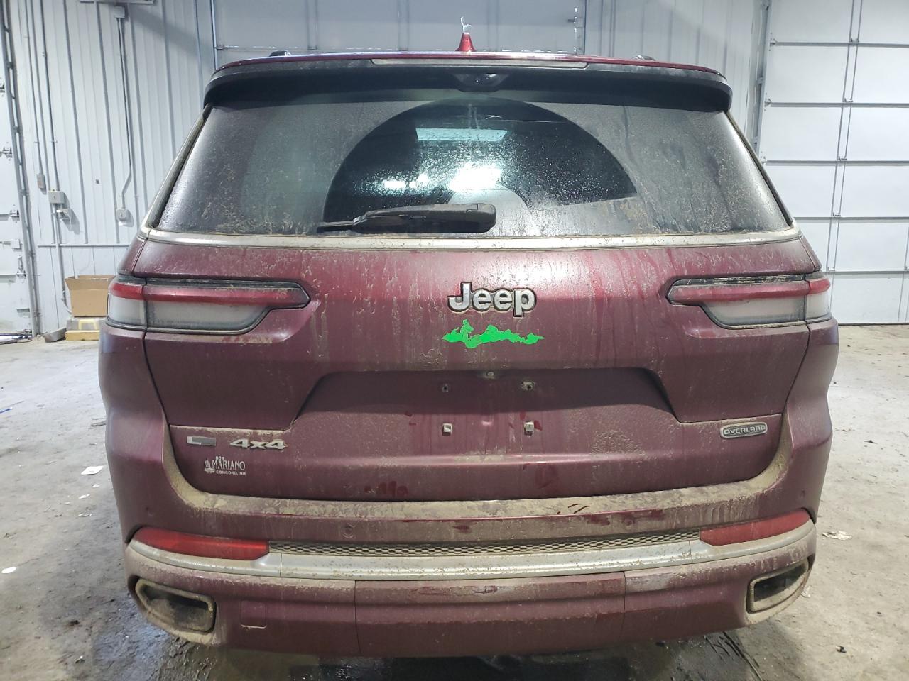 2021 Jeep Grand Cherokee VIN 1C4RJKDG5M8189307 Copart auction photo, rear end / minor dent/scratches damage thumbnail 6