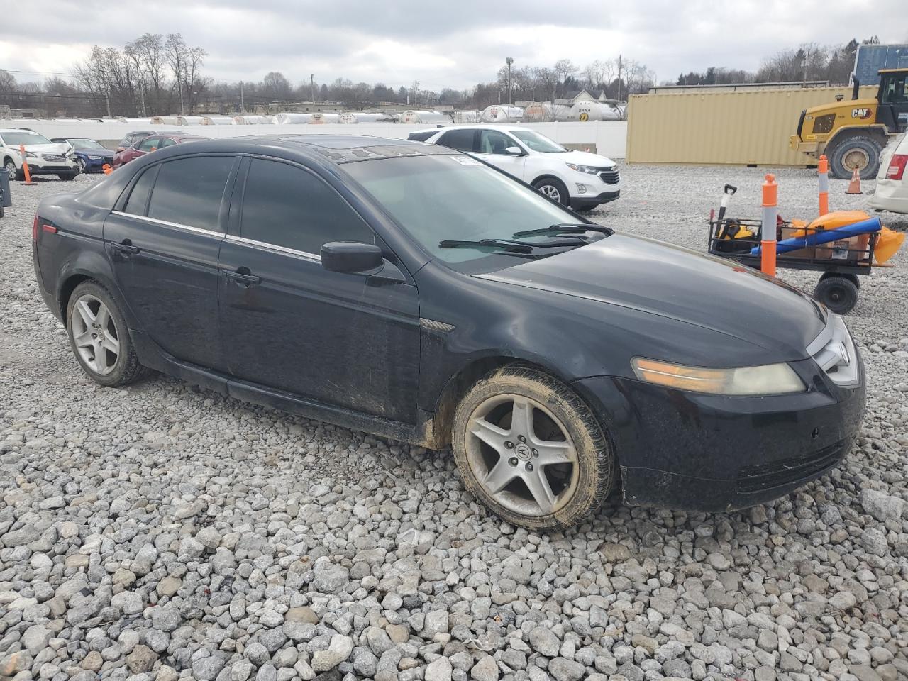 2004 Acura TL VIN 19UUA66244A040092 Copart auction photo, front end / undercarriage damage thumbnail 4