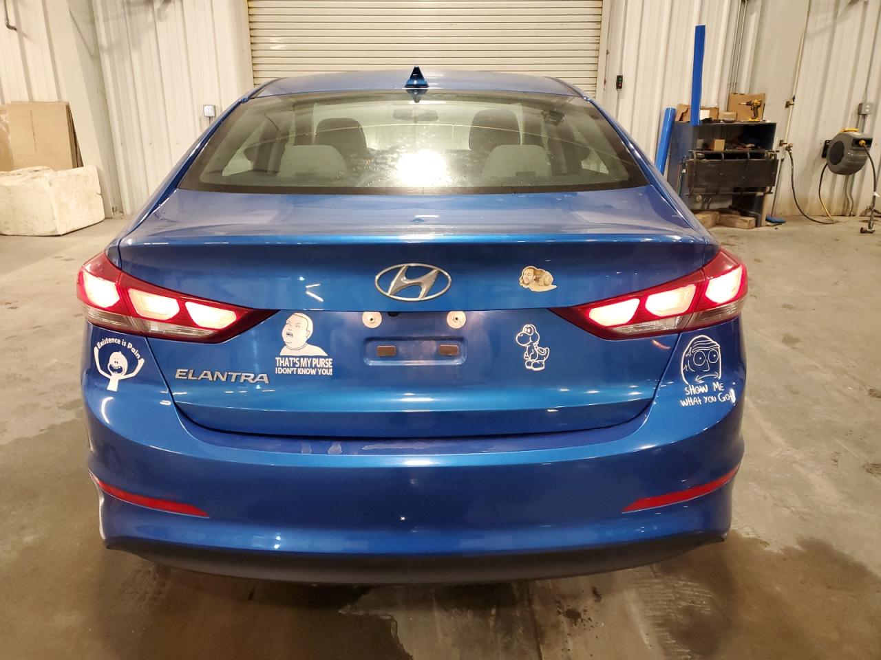 2018 Hyundai Elantra VIN 5NPD84LF0JH326872 Copart auction photo, front end damage thumbnail 6