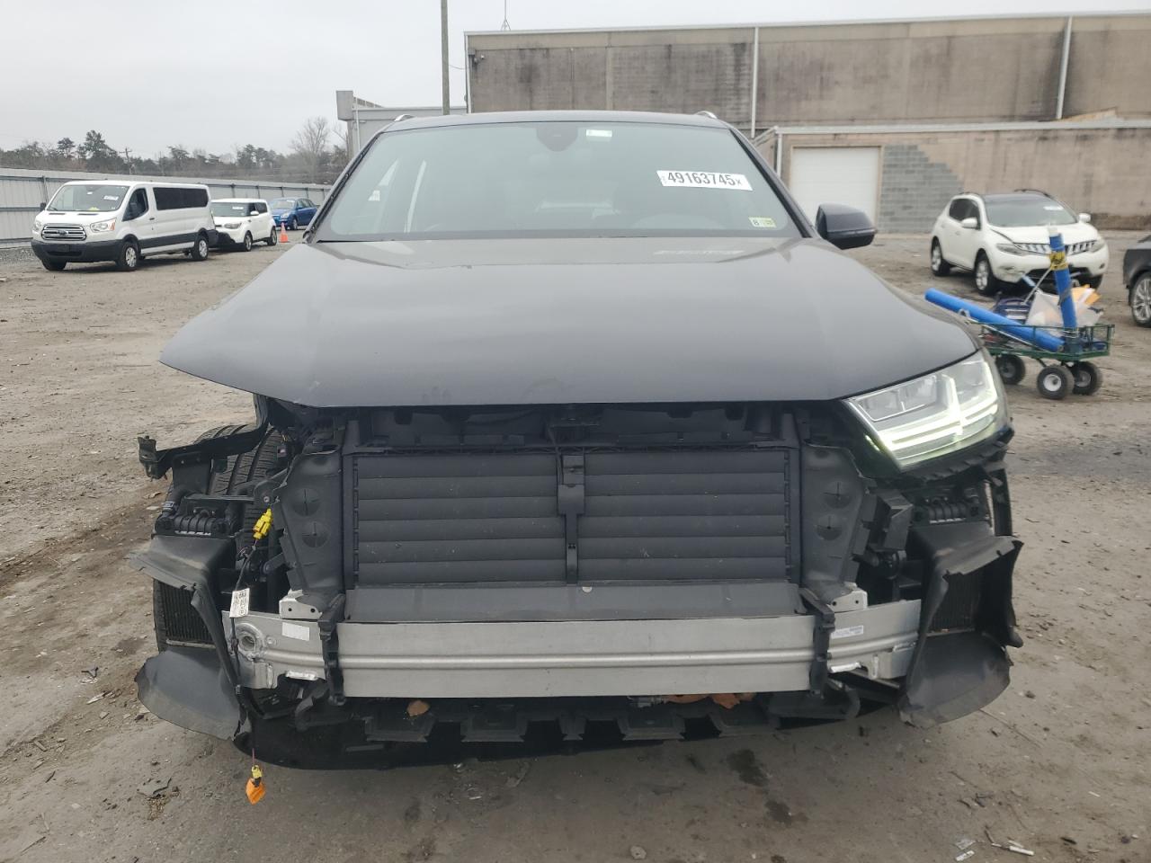 2017 Audi Q7 VIN WA1LAAF71HD021491 Copart auction photo, side / front end damage thumbnail 5