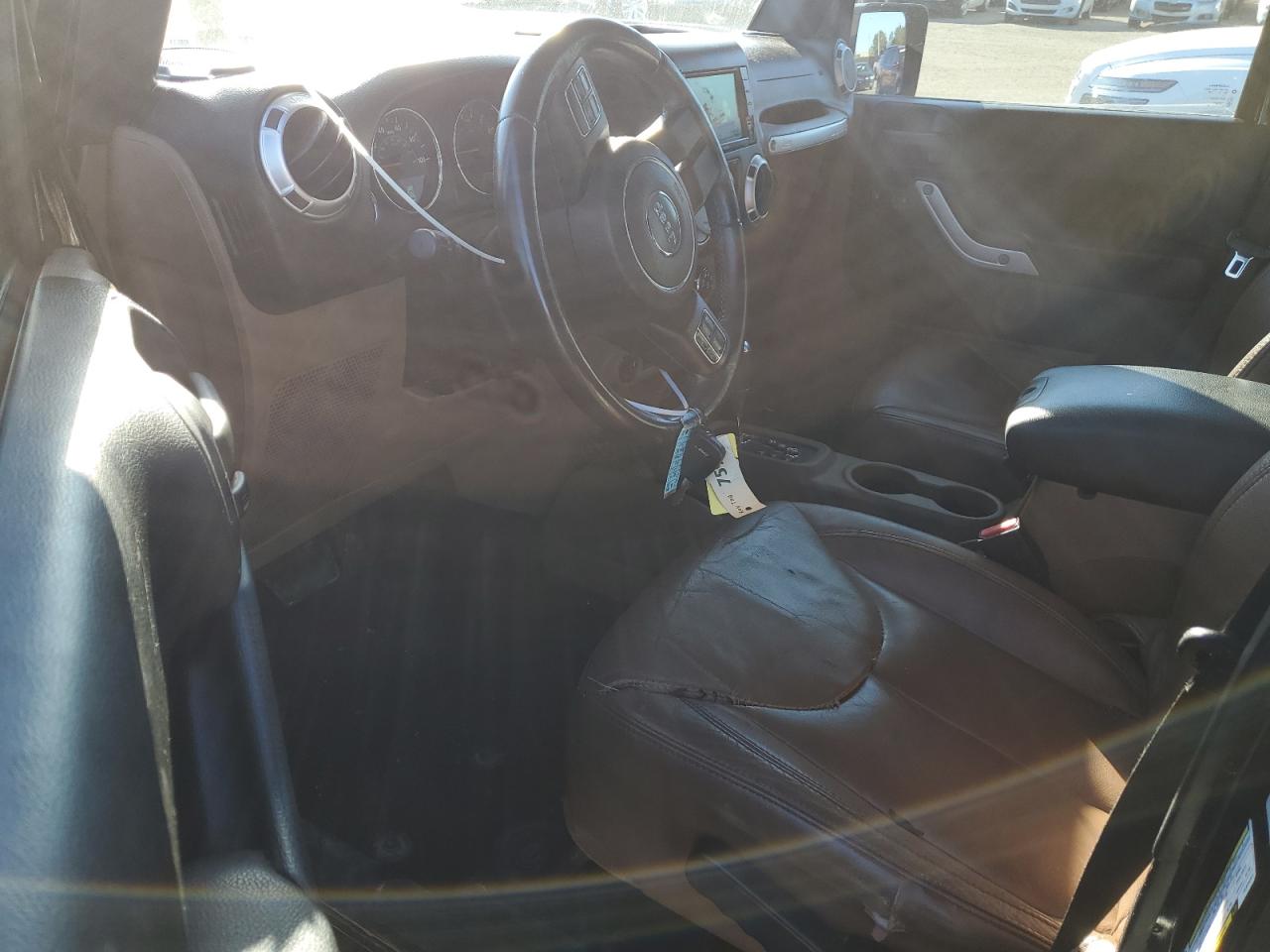 2015 Jeep Wrangler VIN 1C4BJWEG3FL544241 Copart auction photo, front end damage thumbnail 8