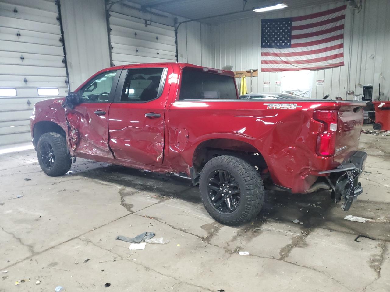 2021 Chevrolet Silverado VIN 1GCPYCEF8MZ349804 Copart auction photo, all over damage thumbnail 2