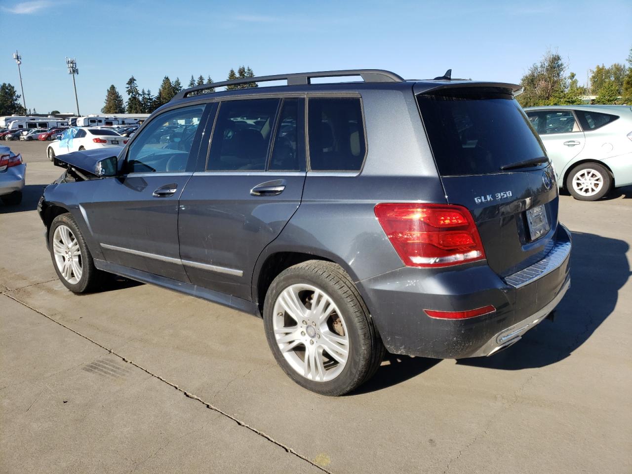 2014 Mercedes-Benz GLK-klasse VIN WDCGG8JB8EG287749 Copart auction photo, front end damage thumbnail 2