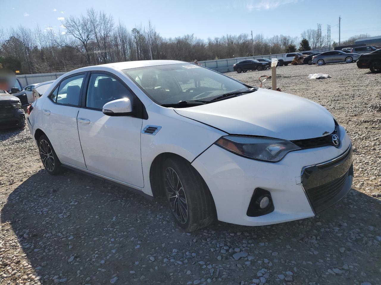 2015 Toyota Corolla VIN 2T1BURHE5FC321239 Copart auction photo, all over damage thumbnail 4