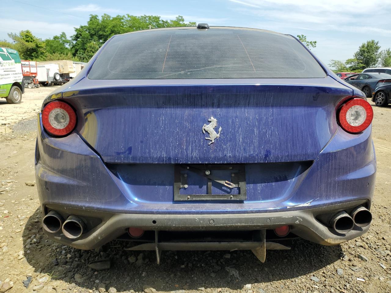 2014 Ferrari FF VIN ZFF73SKA3E0201603 Copart auction photo, burn - engine damage thumbnail 6