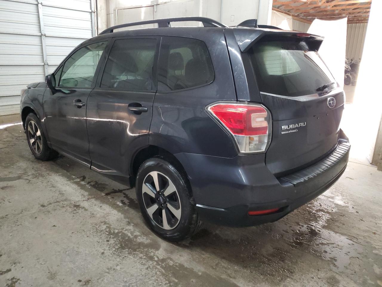 2017 Subaru Forester VIN JF2SJAEC9HH519187 Copart auction photo, side / rear end damage thumbnail 2