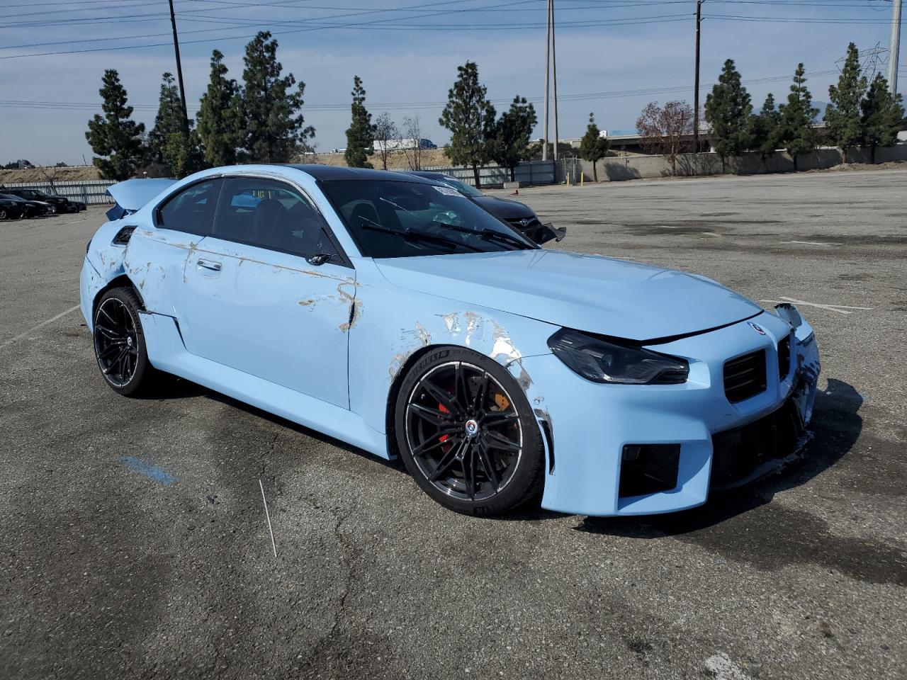 2024 BMW M2 VIN 3MF13DM03R8D87379 Copart auction photo, rear end / front end damage thumbnail 4