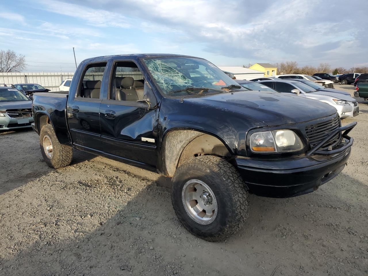 2003 Ford F-150 VIN 1FTRW08L63KB48781 Copart auction photo, rollover damage thumbnail 4