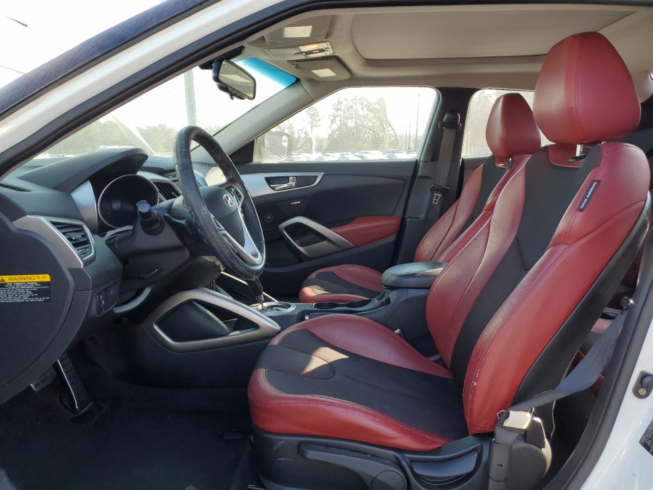 2012 Hyundai Veloster VIN KMHTC6AD6CU035434 Copart auction photo, front end damage thumbnail 7