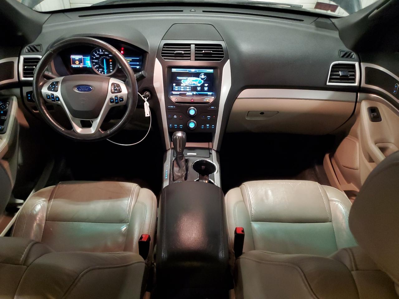 2014 Ford Explorer VIN 1FM5K8D83EGC07166 Copart auction photo, front end damage thumbnail 8