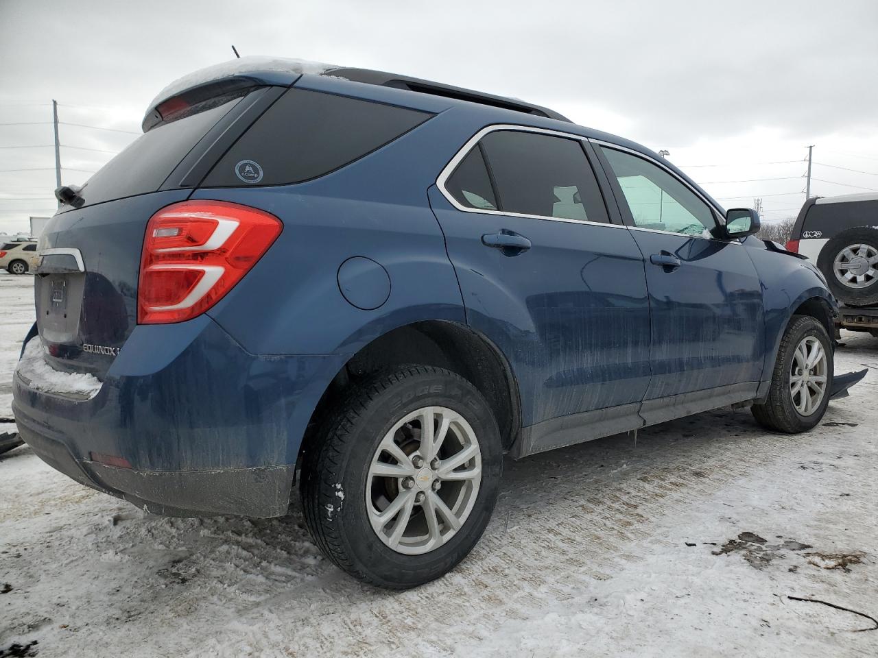 2016 Chevrolet Equinox VIN 2GNALCEK3G6159935 Copart auction photo, front end / side damage thumbnail 3