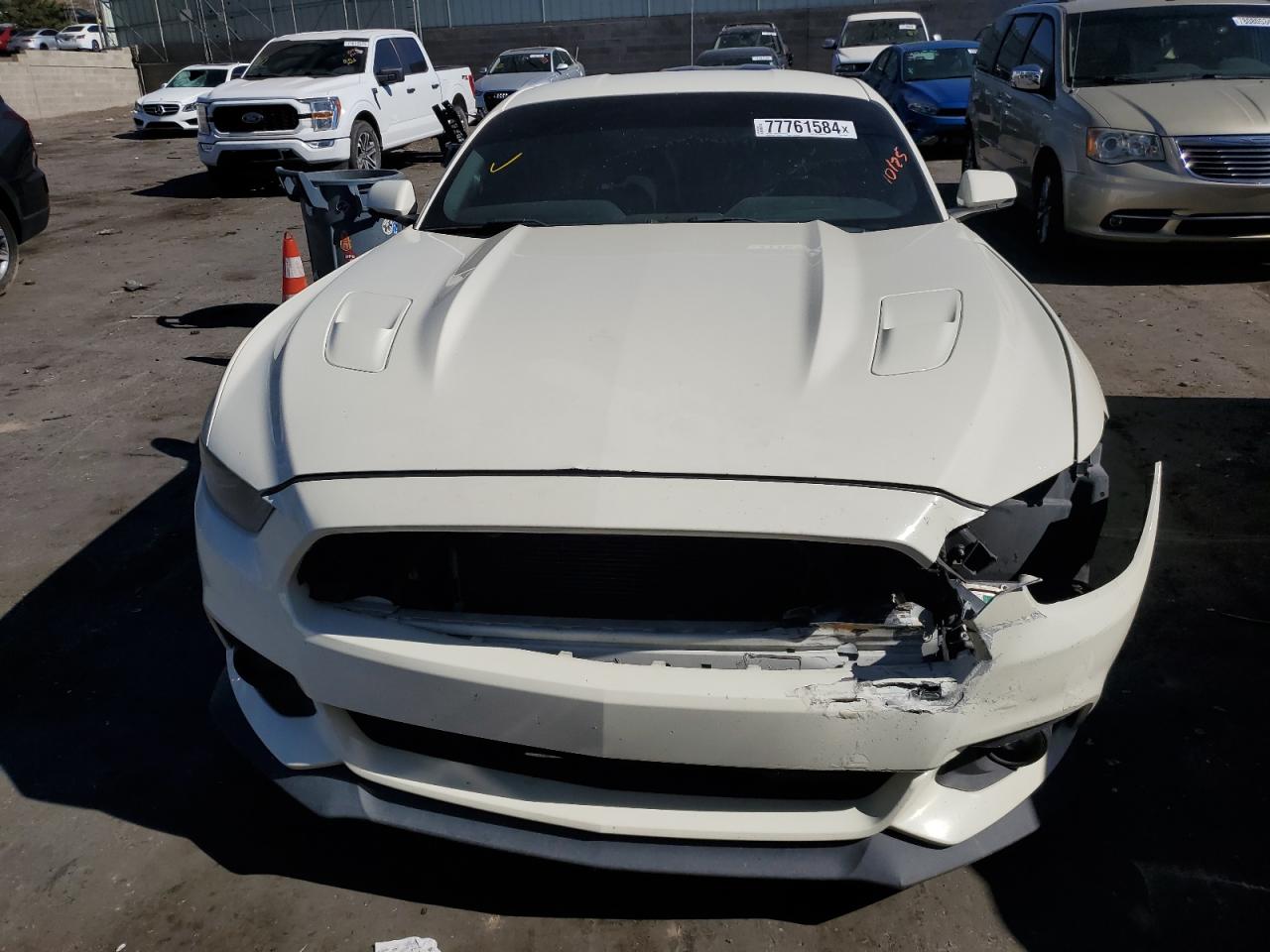 2015 Ford Mustang VIN 1FA6P8RF9F5501207 Copart auction photo, front end damage thumbnail 5