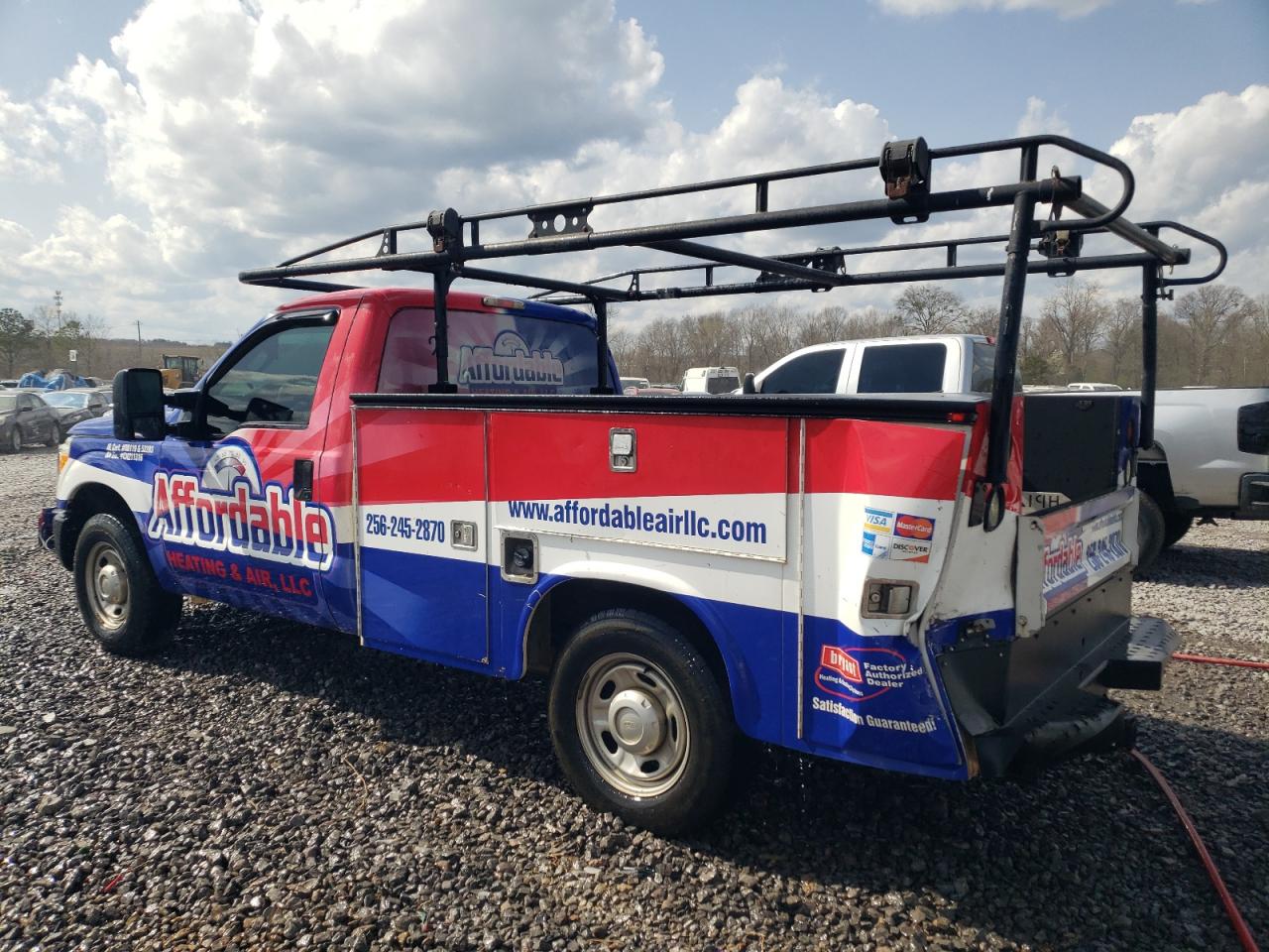 2012 Ford F250 VIN 1FDBF2A63CEA75803 Copart auction photo, rear end damage thumbnail 2