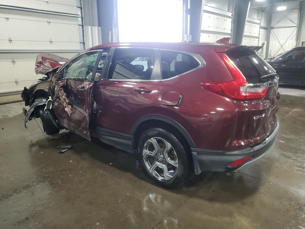 2018 Honda CR-V VIN 5J6RW2H83JL018403 Copart auction photo, front end / side damage thumbnail 2