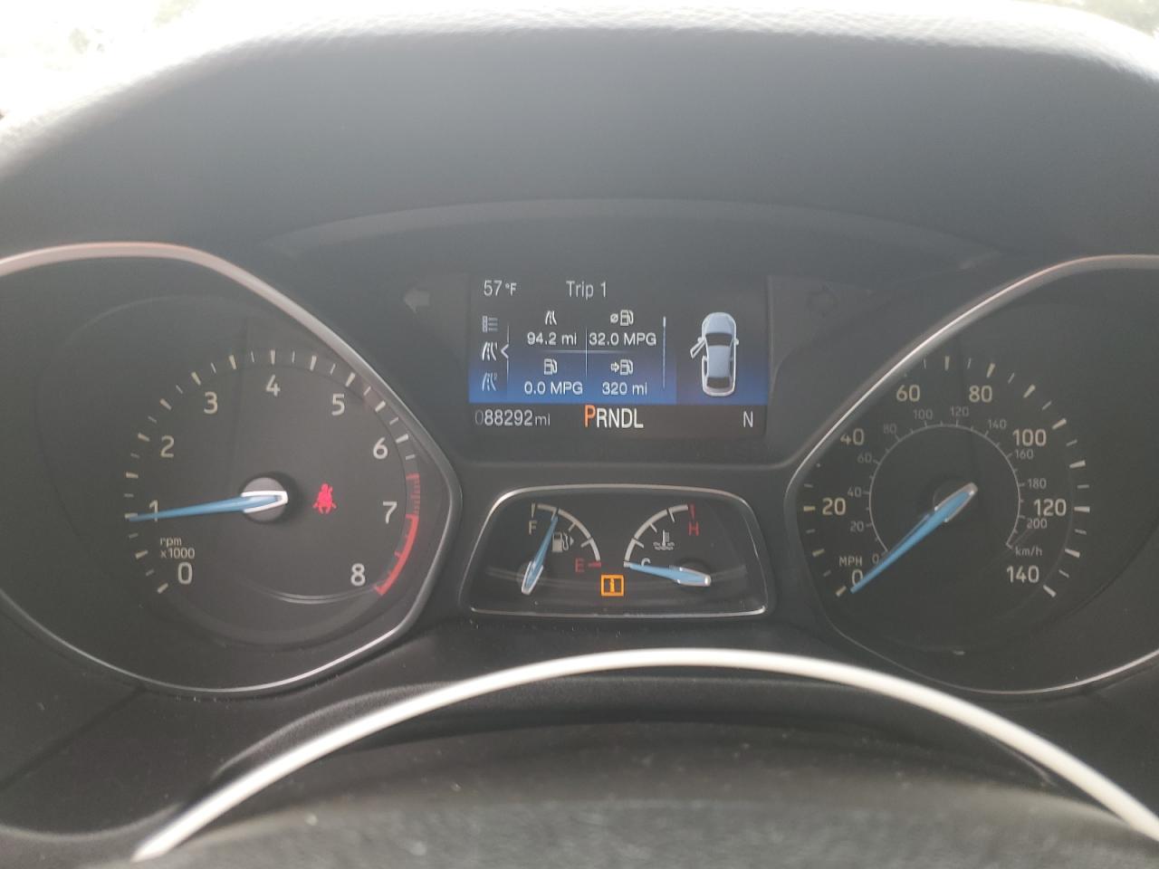 2016 Ford Focus VIN 1FADP3F25GL213578 Copart auction photo, front end damage thumbnail 9