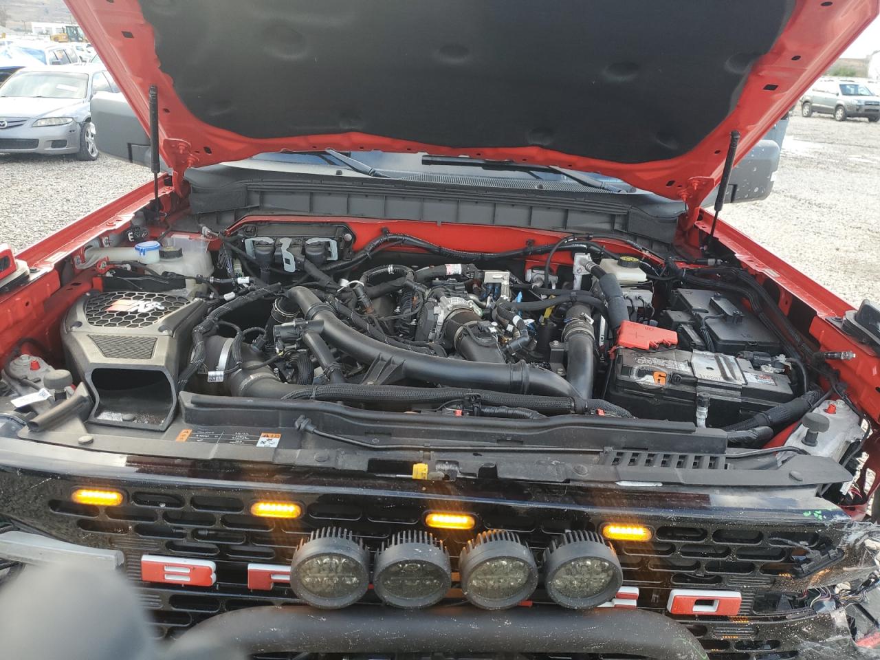 2023 Ford Bronco VIN 1FMEE5DPXPLB02972 Copart auction photo, front end damage thumbnail 12