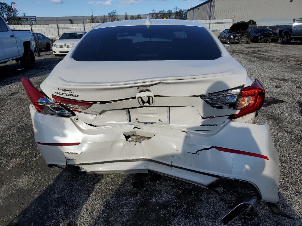 2019 Honda Accord VIN 1HGCV1F30KA155961 Copart auction photo, front end / rear end damage thumbnail 6