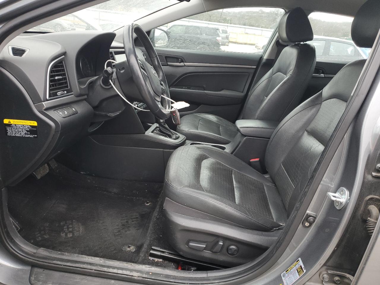 2017 Hyundai Elantra VIN KMHD84LF1HU101680 Copart auction photo, front end damage thumbnail 7