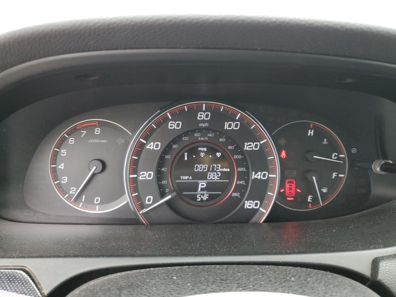 2014 Honda Accord VIN 1HGCR2F55EA001276 Copart auction photo, rear end damage thumbnail 9
