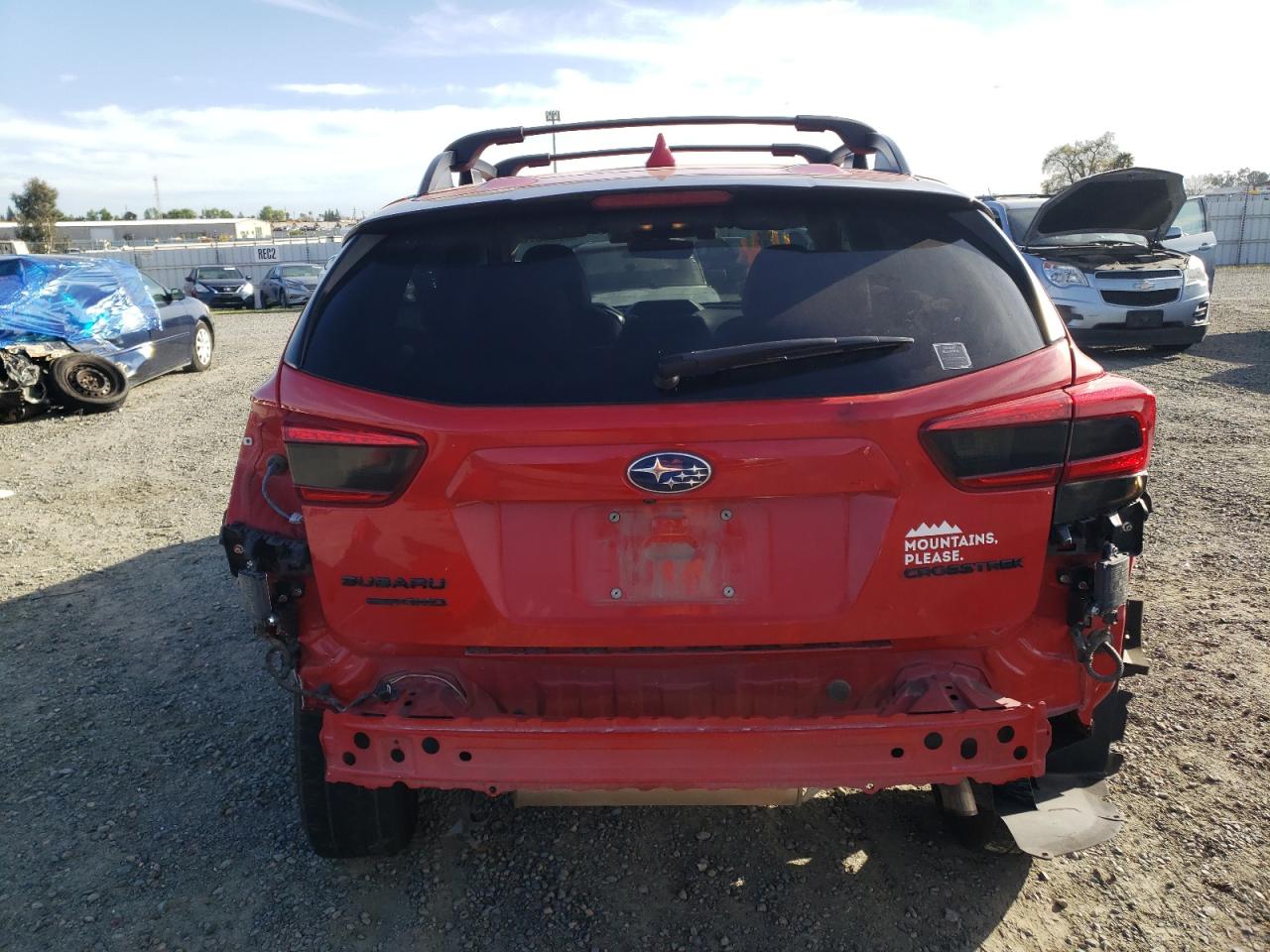 2020 Subaru XV VIN JF2GTAMC4L8223536 Copart auction photo, rear end damage thumbnail 6