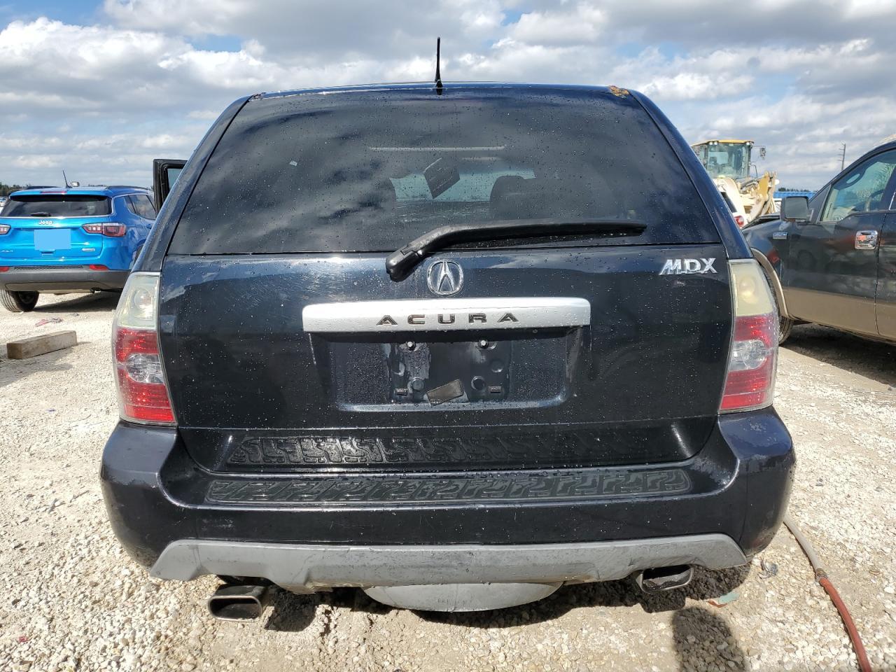 2004 Acura MDX VIN 2HNYD18824H522423 Copart auction photo, front end / side damage thumbnail 6