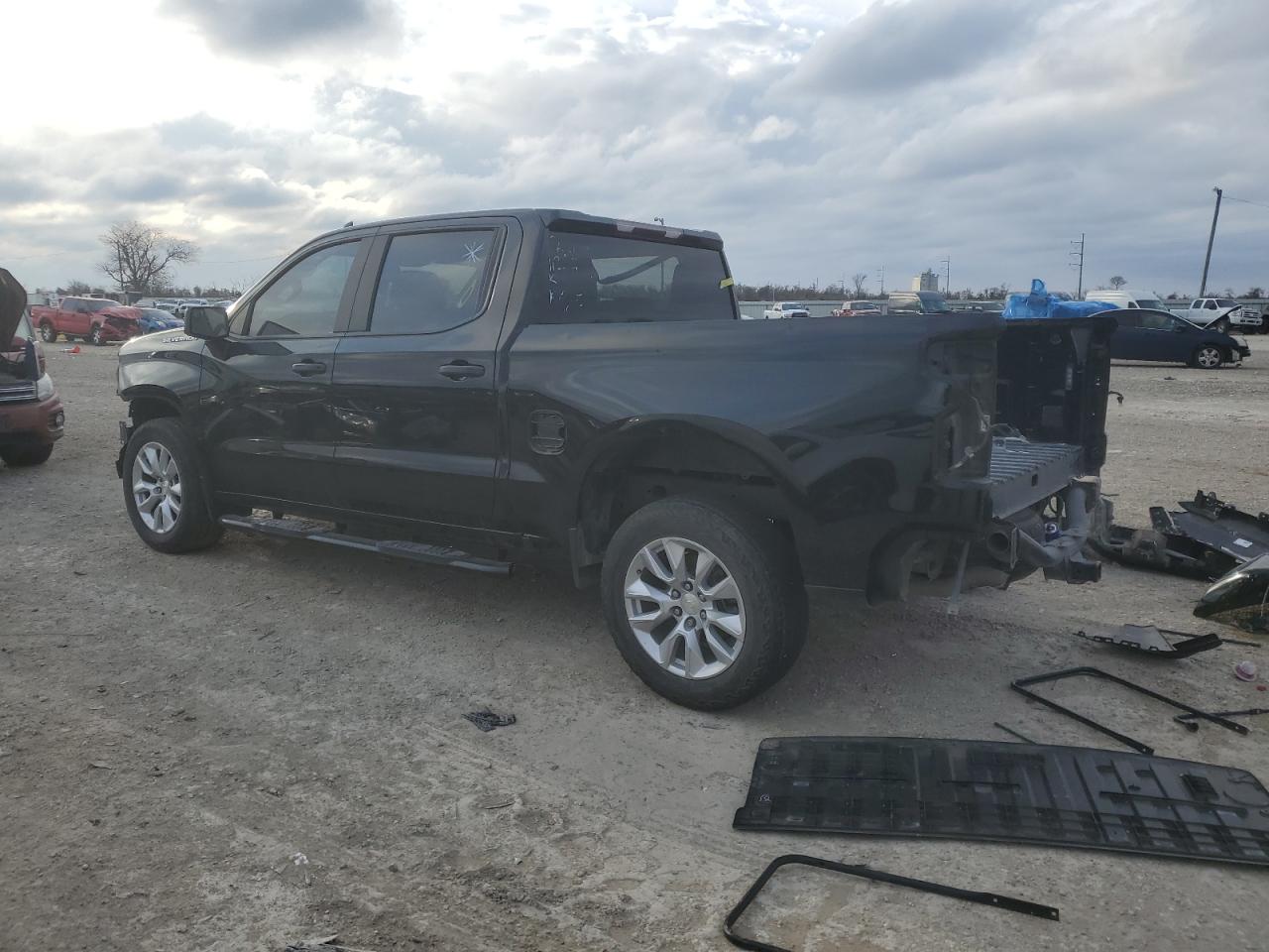 2020 Chevrolet Silverado VIN 1GCPWBEF9LZ113256 Copart auction photo, all over damage thumbnail 2