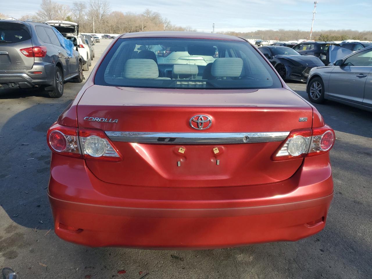 2011 Toyota Corolla VIN 2T1BU4EE6BC711574 Copart auction photo, frame damage / front end damage thumbnail 6