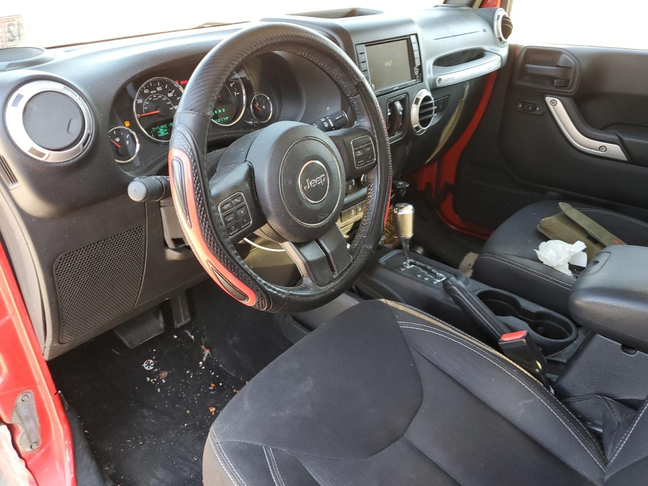 2015 Jeep Wrangler VIN 1C4BJWEGXFL578547 Copart auction photo, all over damage thumbnail 8