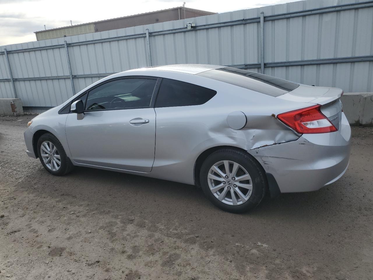 2012 Honda Civic VIN 2HGFG3B82CH501595 Copart auction photo, side damage thumbnail 2