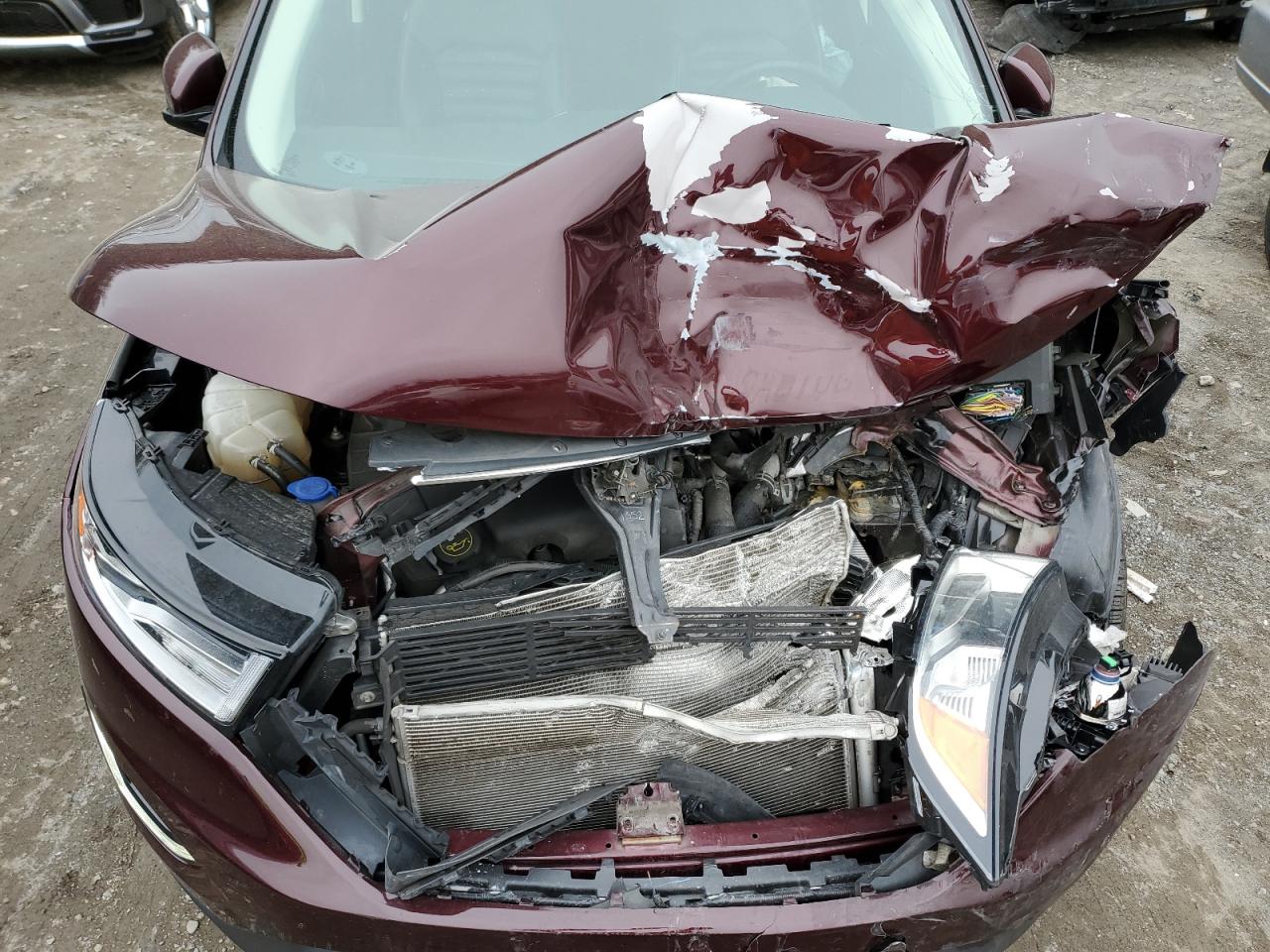 2018 Ford Edge VIN 2FMPK4J82JBC48959 Copart auction photo, front end / minor dent/scratches damage thumbnail 12