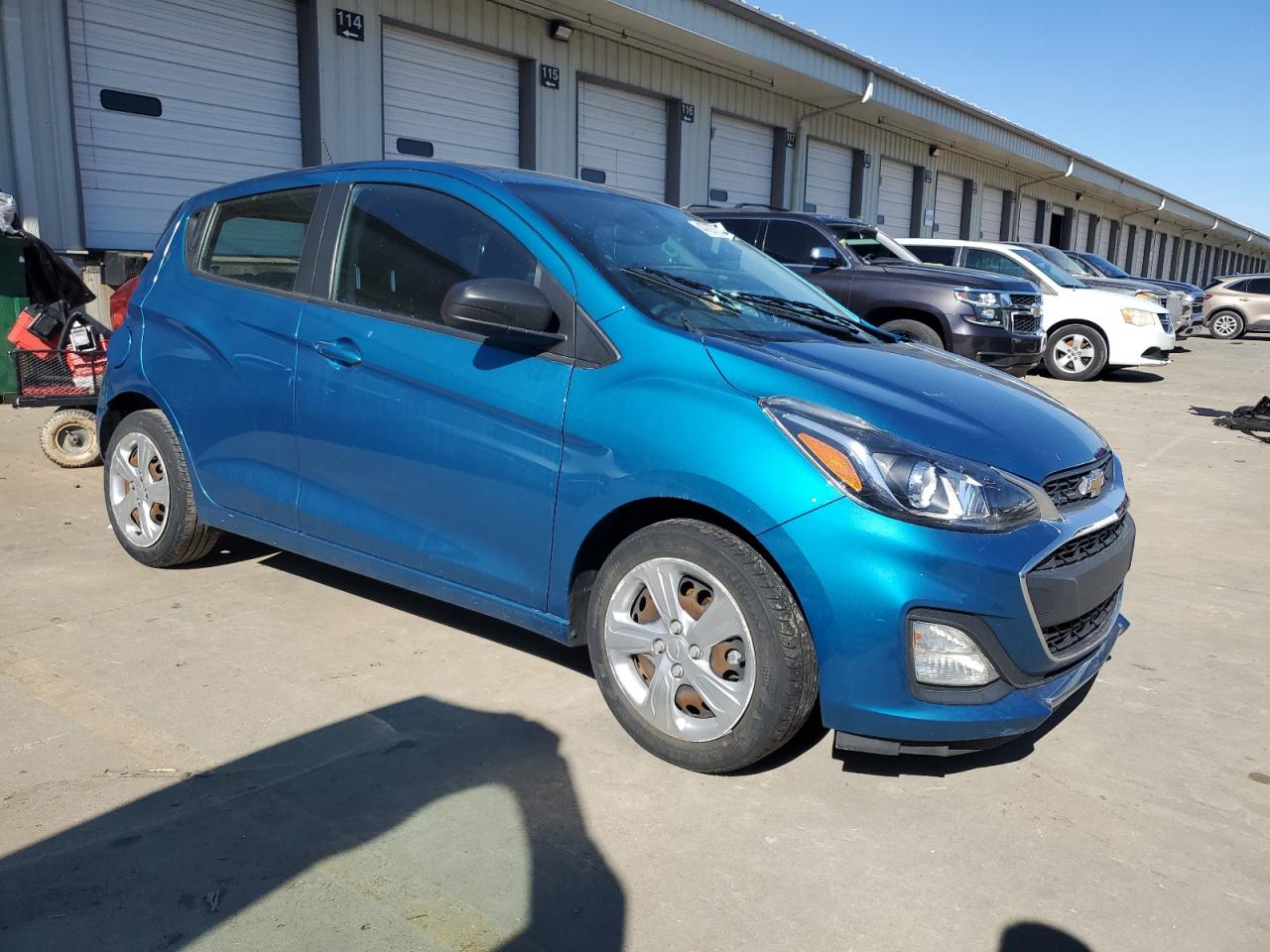 2020 Chevrolet Spark VIN KL8CB6SA3LC465755 Copart auction photo, mechanical damage thumbnail 4