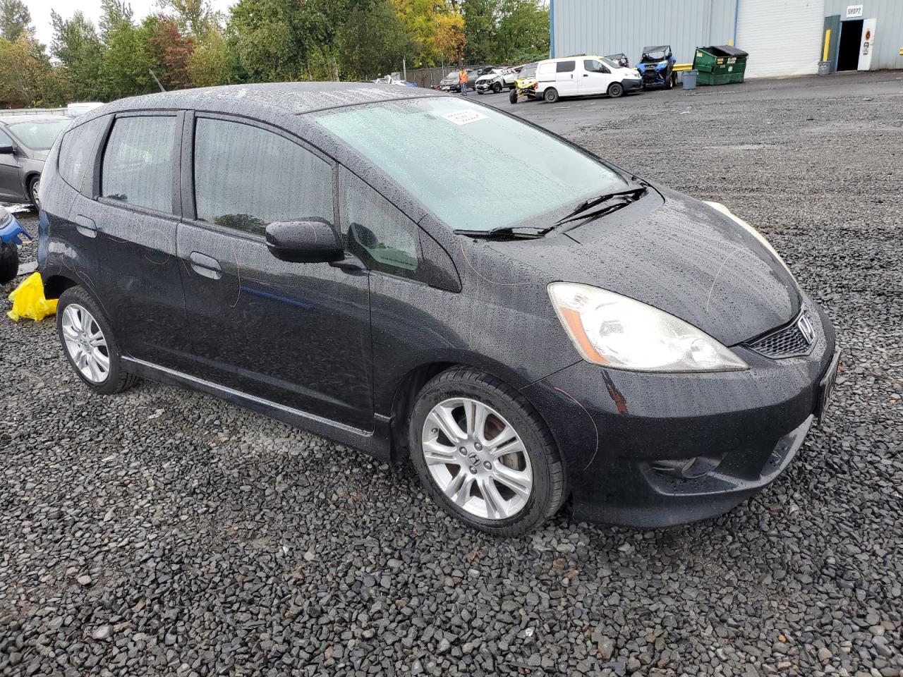 2010 Honda Fit VIN JHMGE8H40AS019996 Copart auction photo, rear end / side damage thumbnail 4